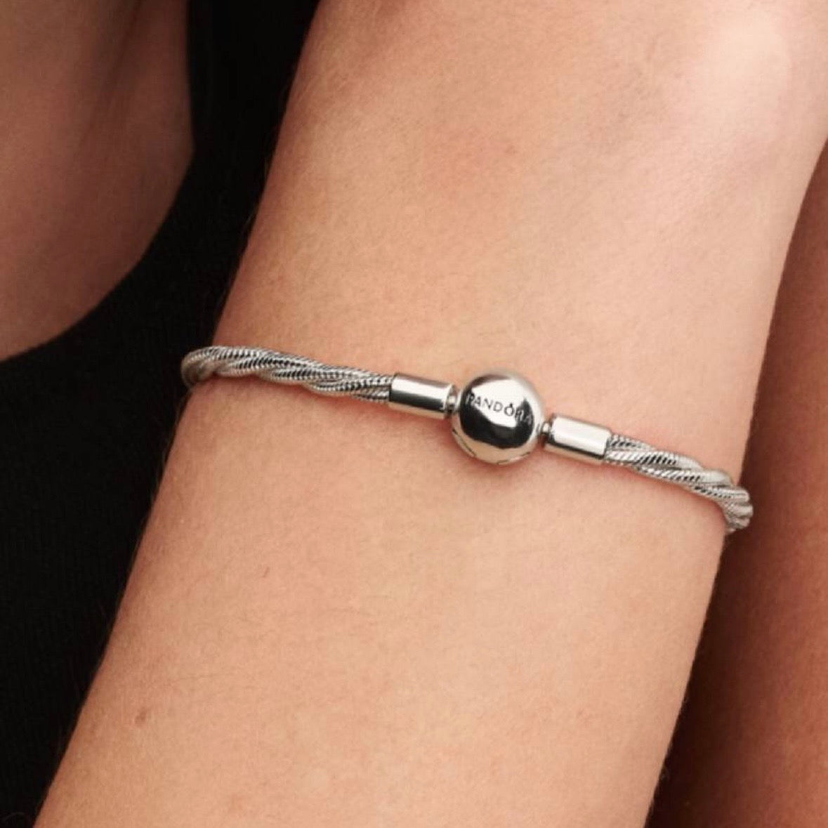 Brazalete círculo trenzada