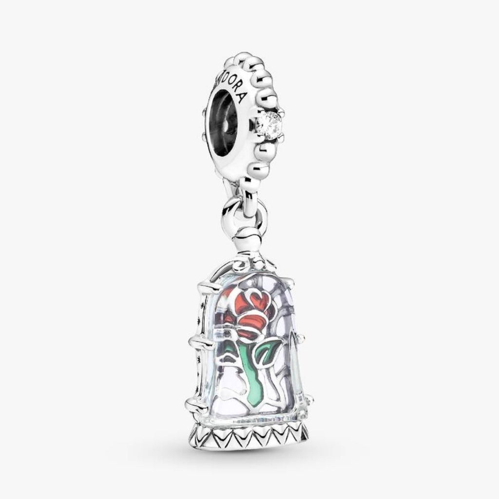 Charm Colgante Flor de la Bella y la Bestia
