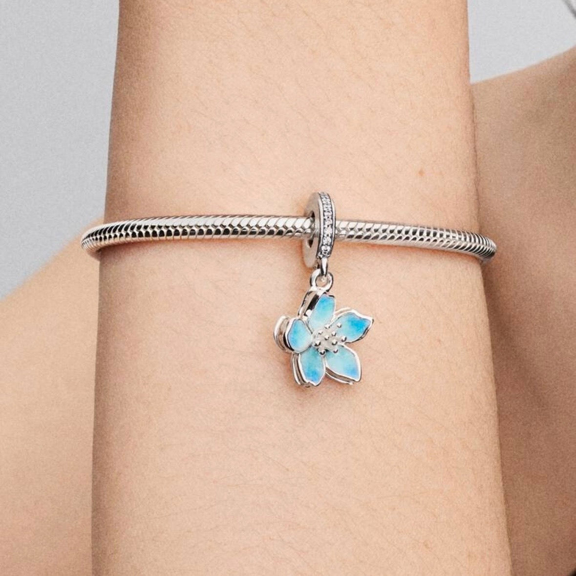 Colgante Flor Azul