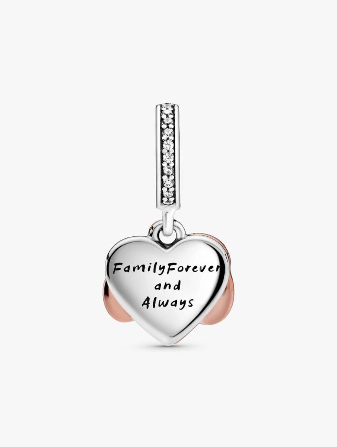 Corazon con infinito familia