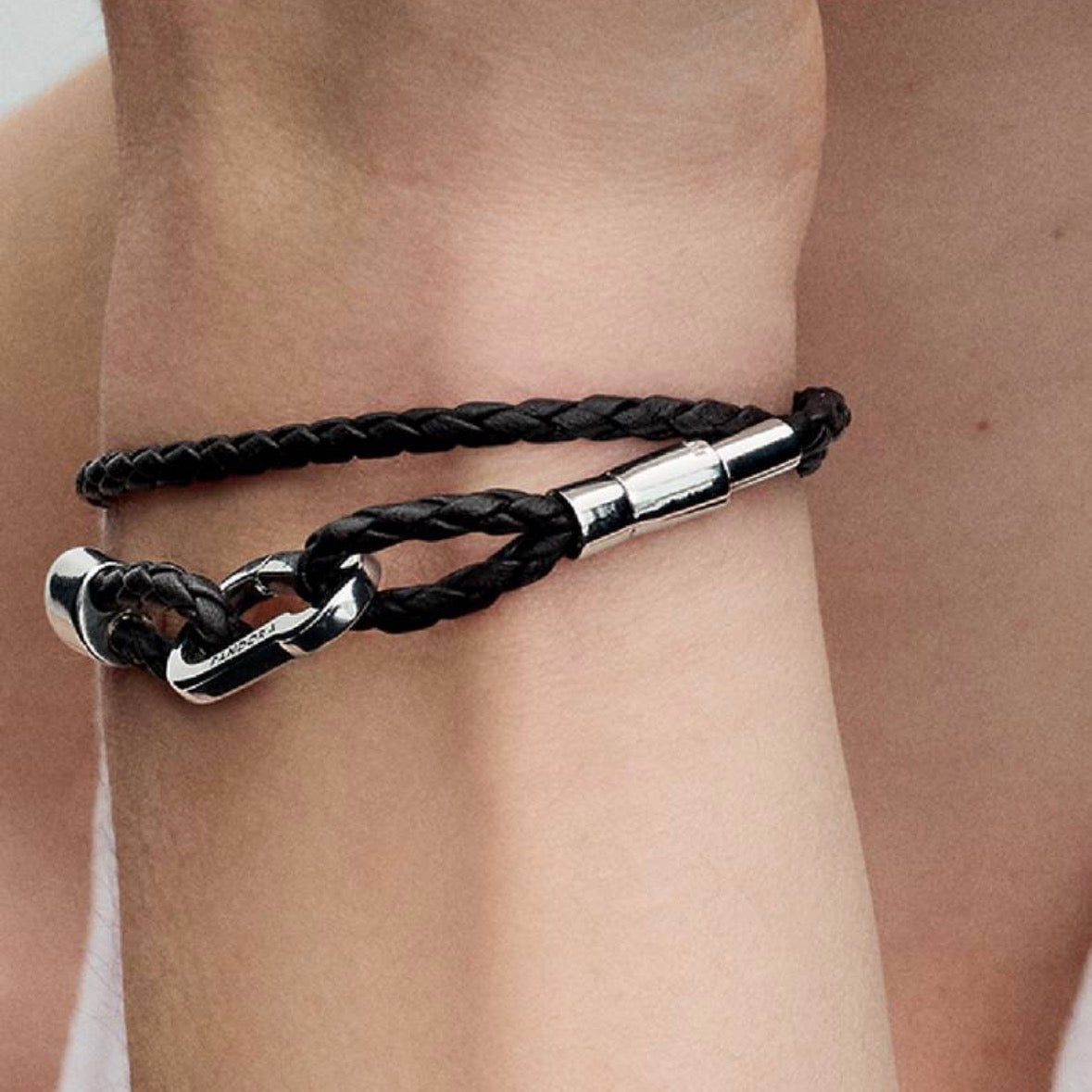 Brazalete Cuero doble