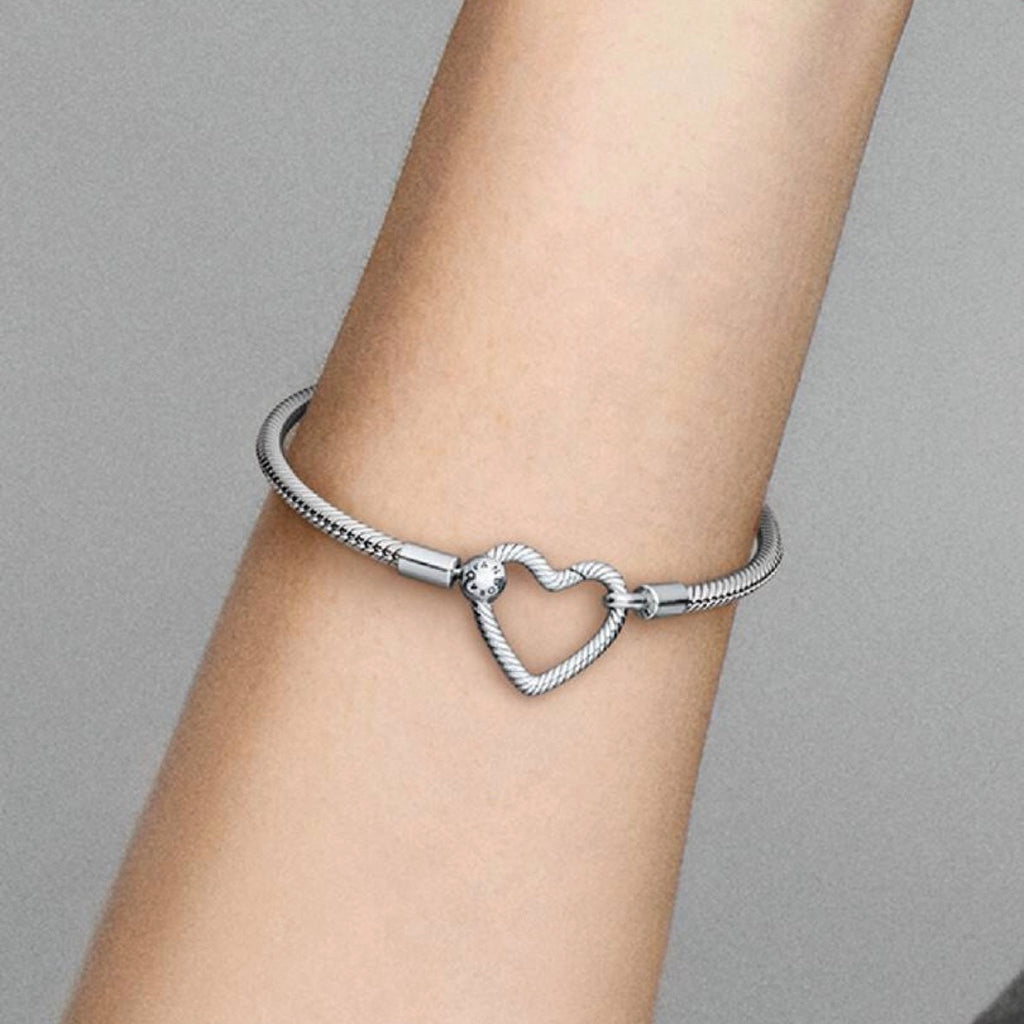 Brazalete Cierre corazón serpiente