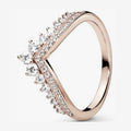 Anillo Rose gold pavé