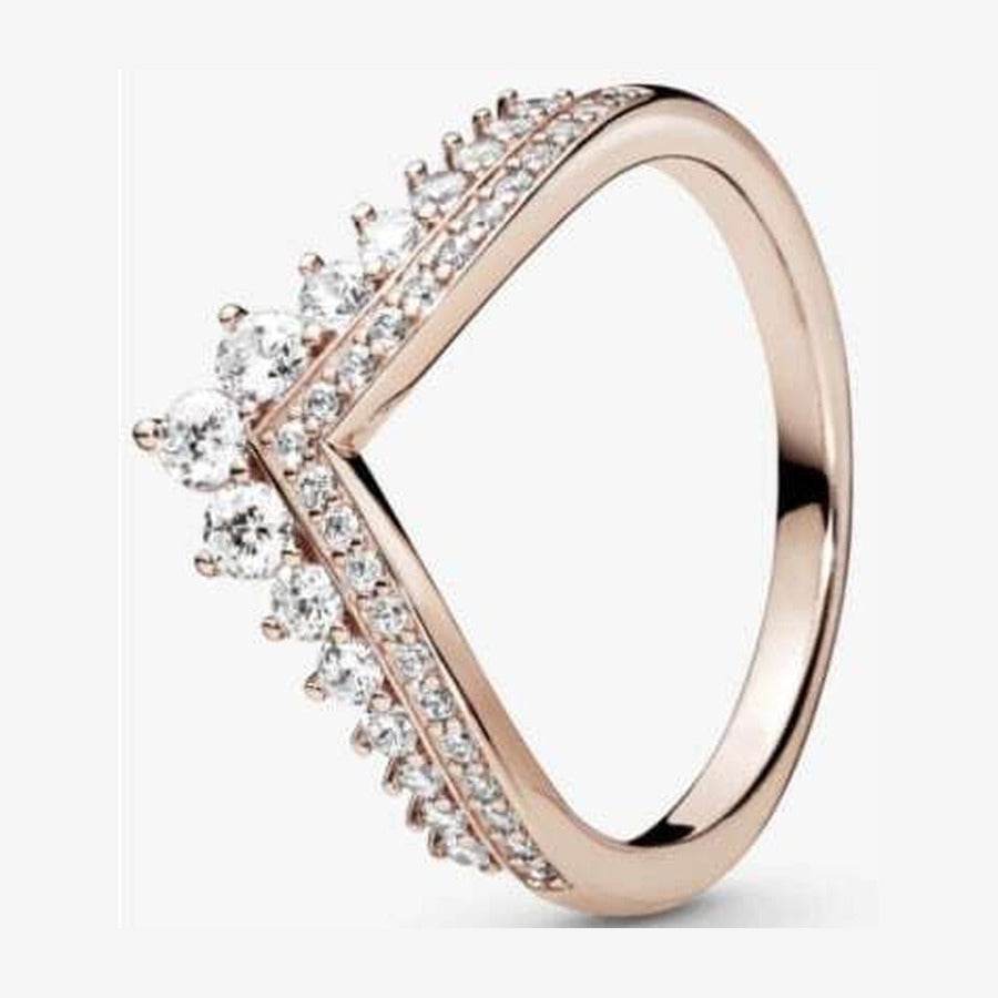 Anillo Rose gold pavé