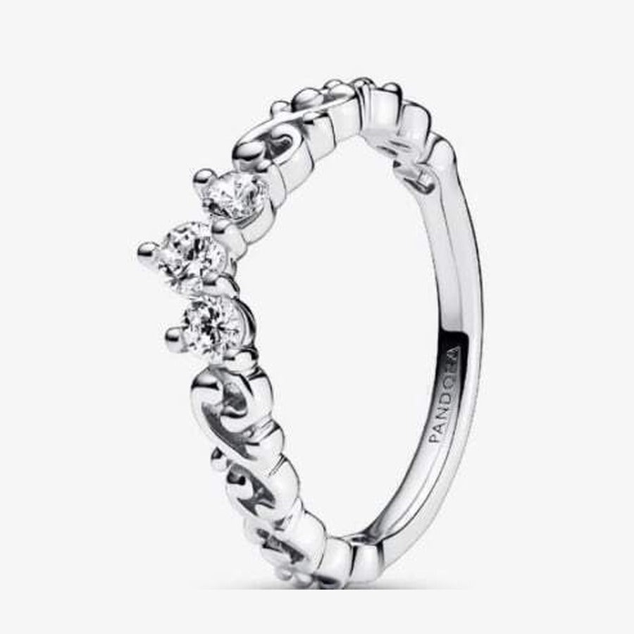 Anillo tiara zirconias