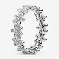 Anillo flores entrelazadas