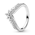 Anillo pavé zirconias blanco