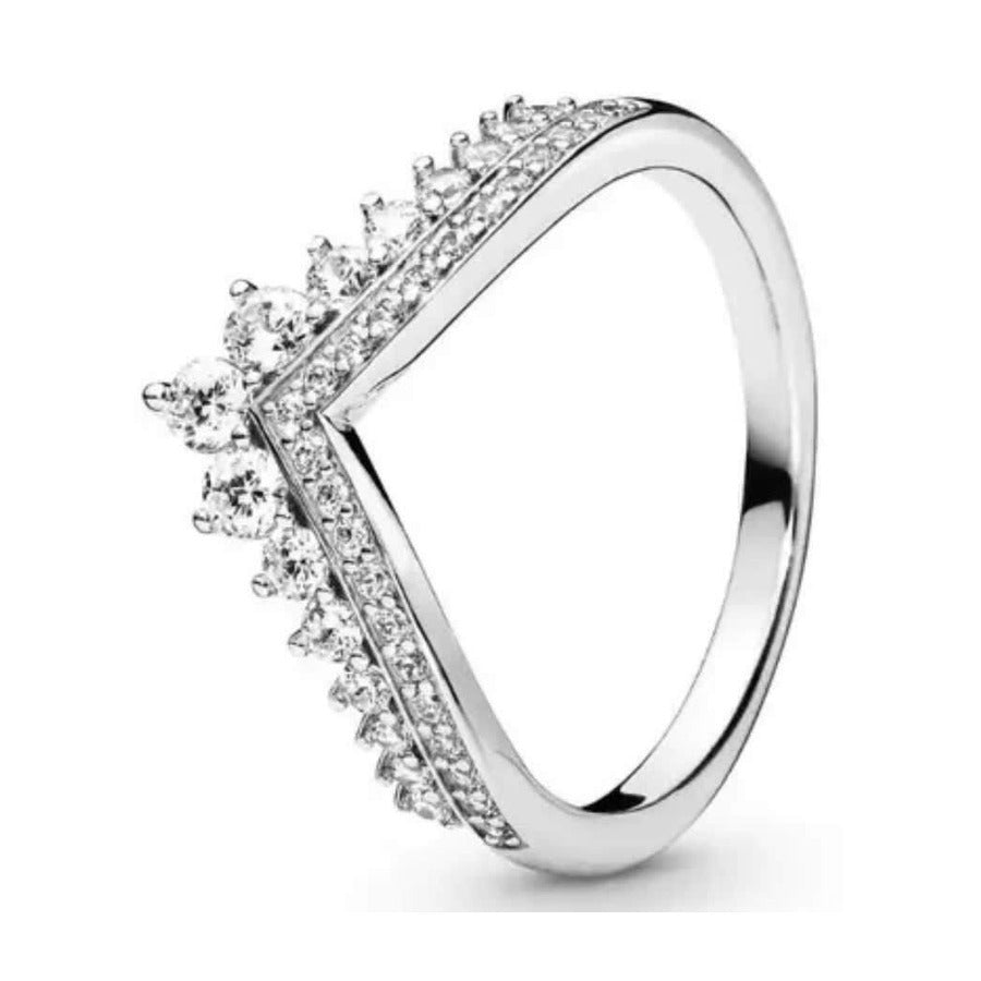 Anillo pavé zirconias blanco