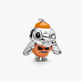 Charm de Stitch disfrazado de calabaza de Halloween