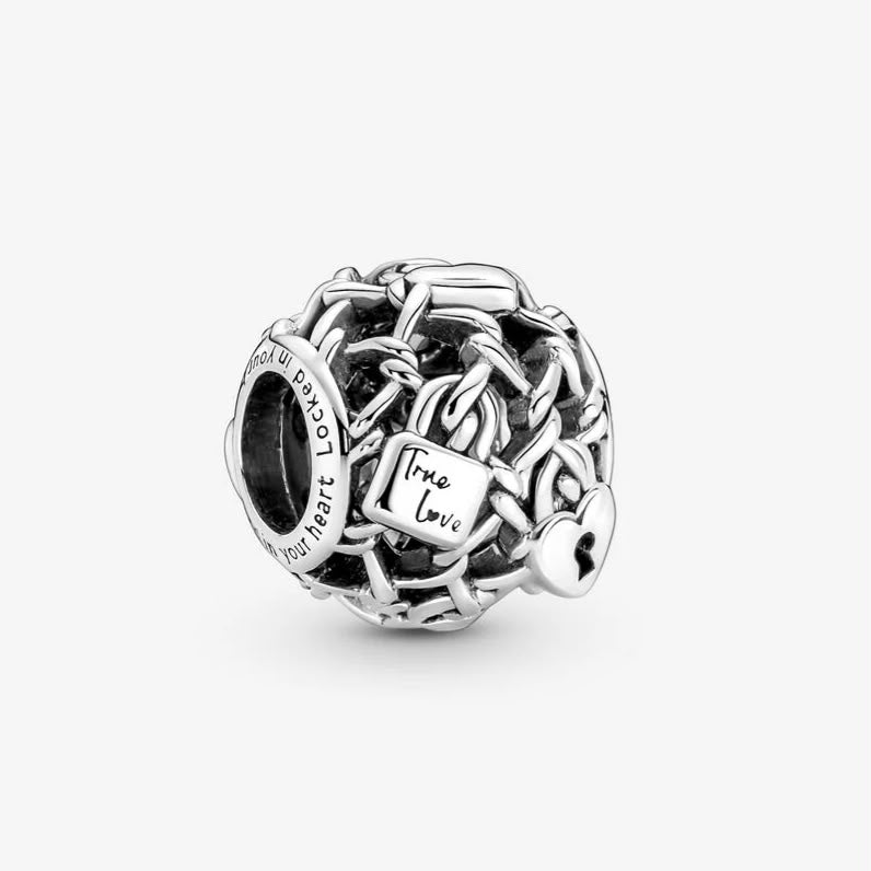Charm True Love candados de plata .925