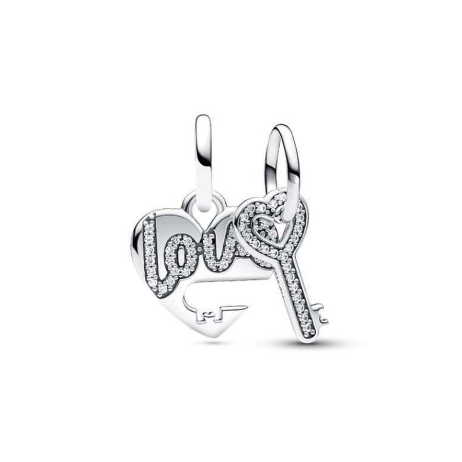 Charm Divisible Corazón con Llave
