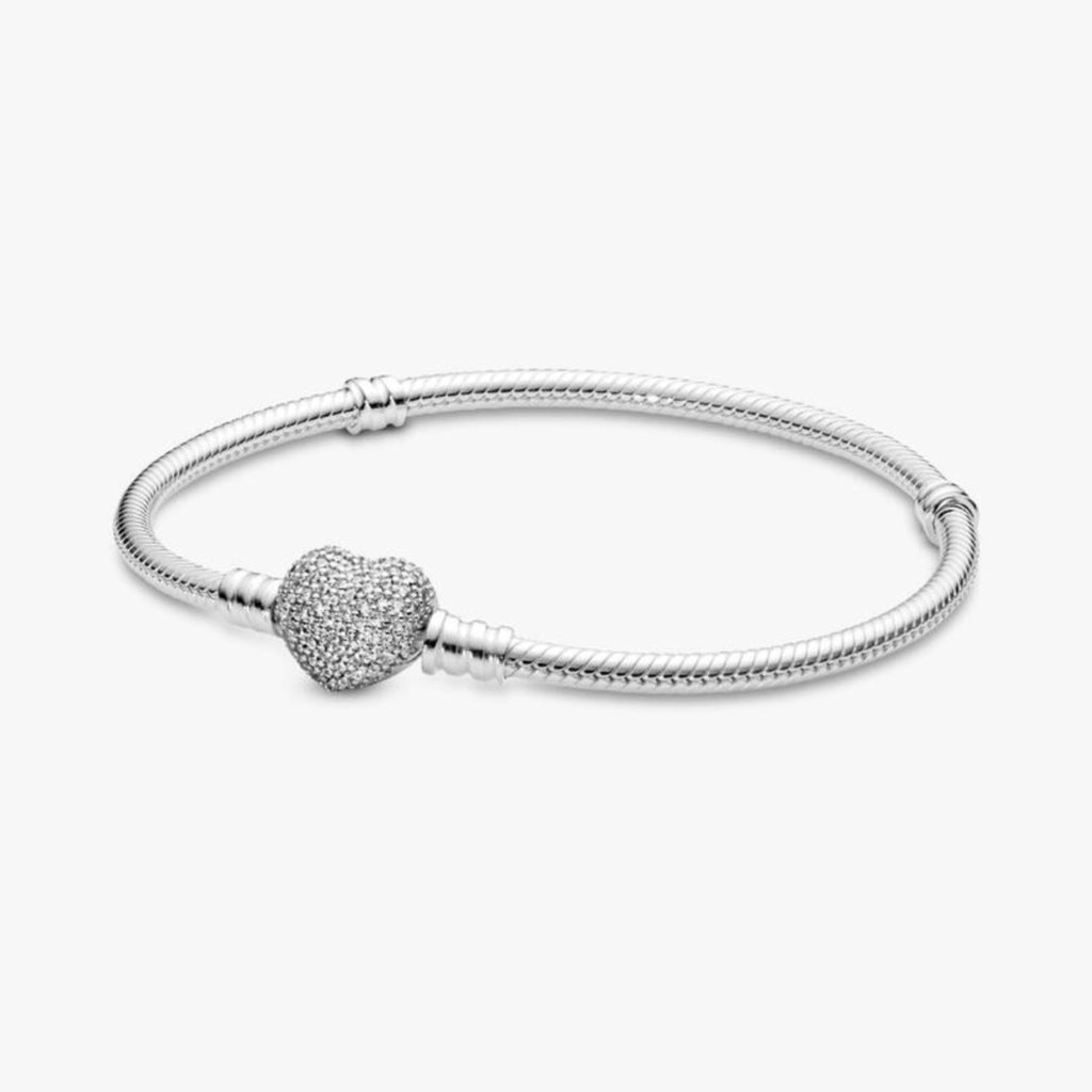 Brazalete corazón zirconias